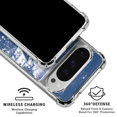 NHL Columbus Blue Jackets Frozen Google Pixel 10 Pro XL Clear Case